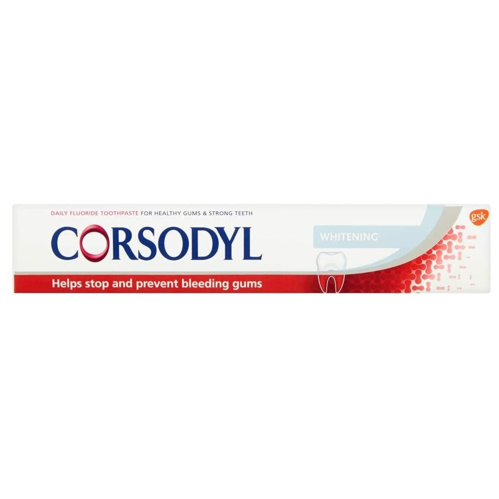 Corsodyl Whitening Gum Care Toothpaste, 75ml