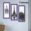 (22x11 Inch) Panoramic Size Purple Picture Frame / LW Style Wall Art Frame / Modern Photo Frames 14