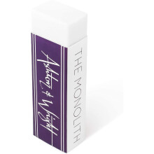 Ashton and Wright - Monolith Eraser - Latex Free Plastic Rubber - Pack of 2 Jumbo White