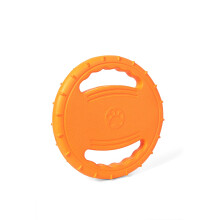 (Ring Orange) Indestructible Frisbee Ring Dog Toys
