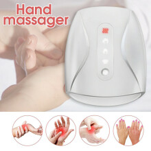 Hand Palm Massager Heated Finger Apparatus Physiother Air Compression
