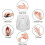 Hand Palm Massager Heated Finger Apparatus Physiother Air Compression 11