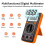 Digital Multimeter Voltmeter Ammeter Ohmmeter AC DC Voltage Current Resistance Diodes Car Battery Continuity Circuit Tester LCD Backlight with Te 2