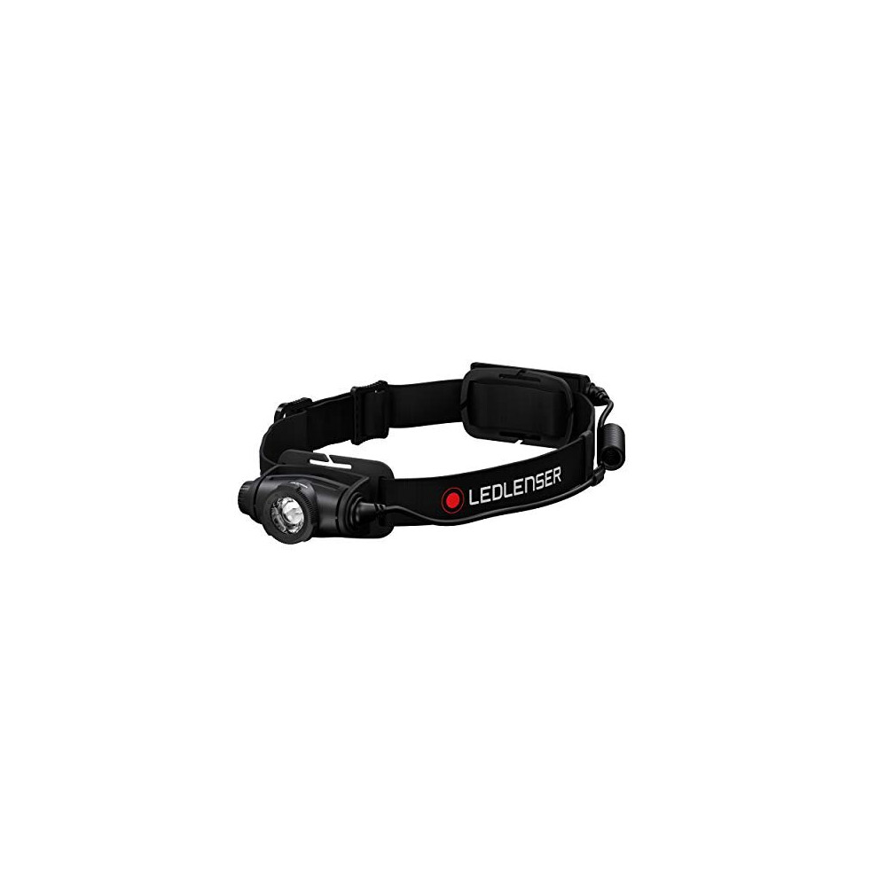 Ledlenser, H5R Core, headlamp LED, Powerful and Compact headlamp, 500 lumens, 50 Hours Operating time, Rechargeable, with Battery, incl. Magnetic