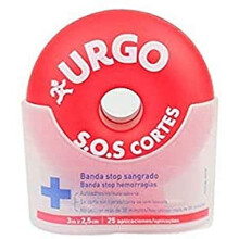 Urgo Sos Cuts Stop Bleeding Bandage 3mx2.5cm