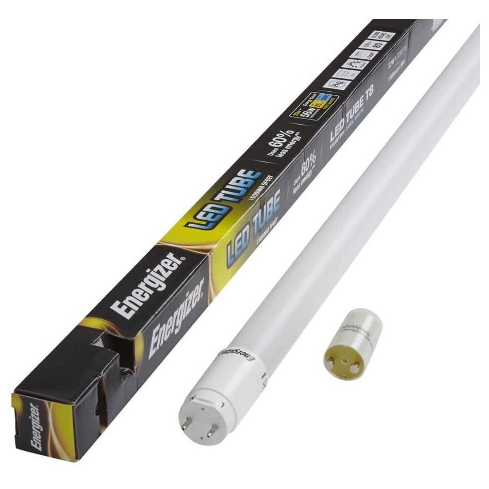 Energizer Led 5Ft Tube 4000K-Cool 5Ft-1500Mm 22W (58W Replacement) Light/White