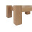 Hallowood Waverly Oak Tall Plant Shelf 5