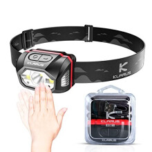 Klarus HM1 Head Torch Rechargeable, Led Super Bright Headlamp, 440 Lumens 70 Hours Max Runtime, 1800mAh Battery IPX6 Waterproof for Running Light