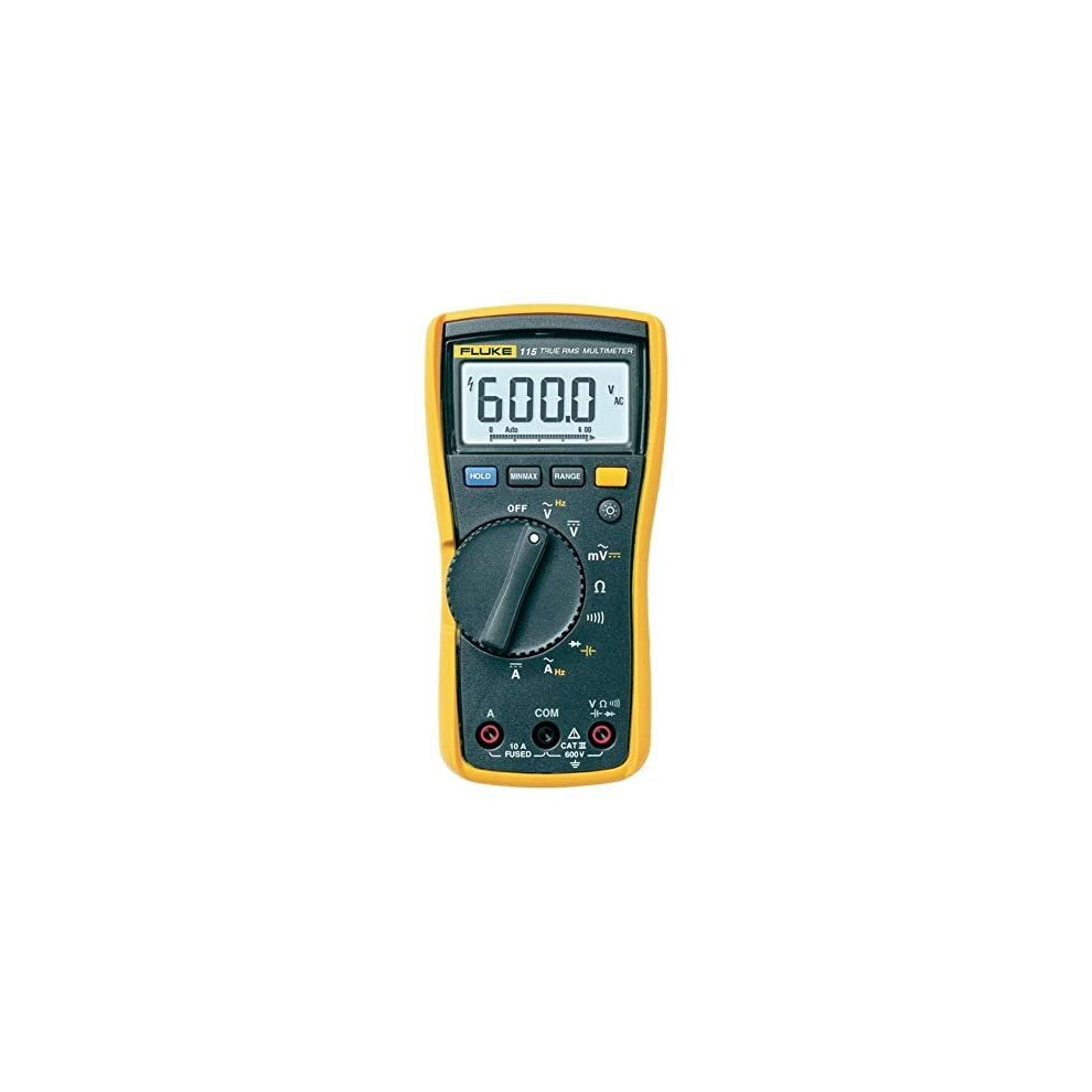 Fluke 115 Digital Multimeter, 600V, 10A White