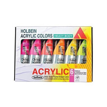 Holbein Hb Artist Acrylic Luminous Set/6 60Ml