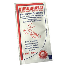 10 x BURNSHIELD Emergency First AID Burn Care SCALDS Cooling Soothing Gel BLOT SACHETS