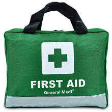 210 Piece First Aid Kit- Emergency kit - Reflective Design - Includes Eyewash, Ice(Cold) Pack, Moleskin Pad and Emergency Blanket for Travel, Hom
