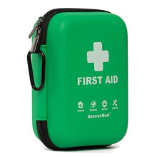 First Aid Kit - 170 Pieces Hard Case and Lightweight - Includes 2 x Eyewash,Instant Cold Pack,Emergency Blanket for Travel, Home, Office, Vehicle