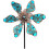 (Bule) 35.4in Luminous Metal Butterfly Wind Spinner Rotating Windmill Sculptures Yard Stake Pinwheels for Garden 1
