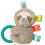 Taggies sensorisk udstoppet dyr bl?d rangle med teether ring melasse dovendyr 1