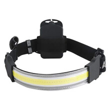 LUXJUMPER COB Head Torch, 1000 Lumen LED COB Headlamp Waterproof 3 Modes Mini LED Strip Head Torch for Outdoor Camping, Car Reparing