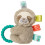 Taggies sensorisk udstoppet dyr bl?d rangle med teether ring melasse dovendyr 3