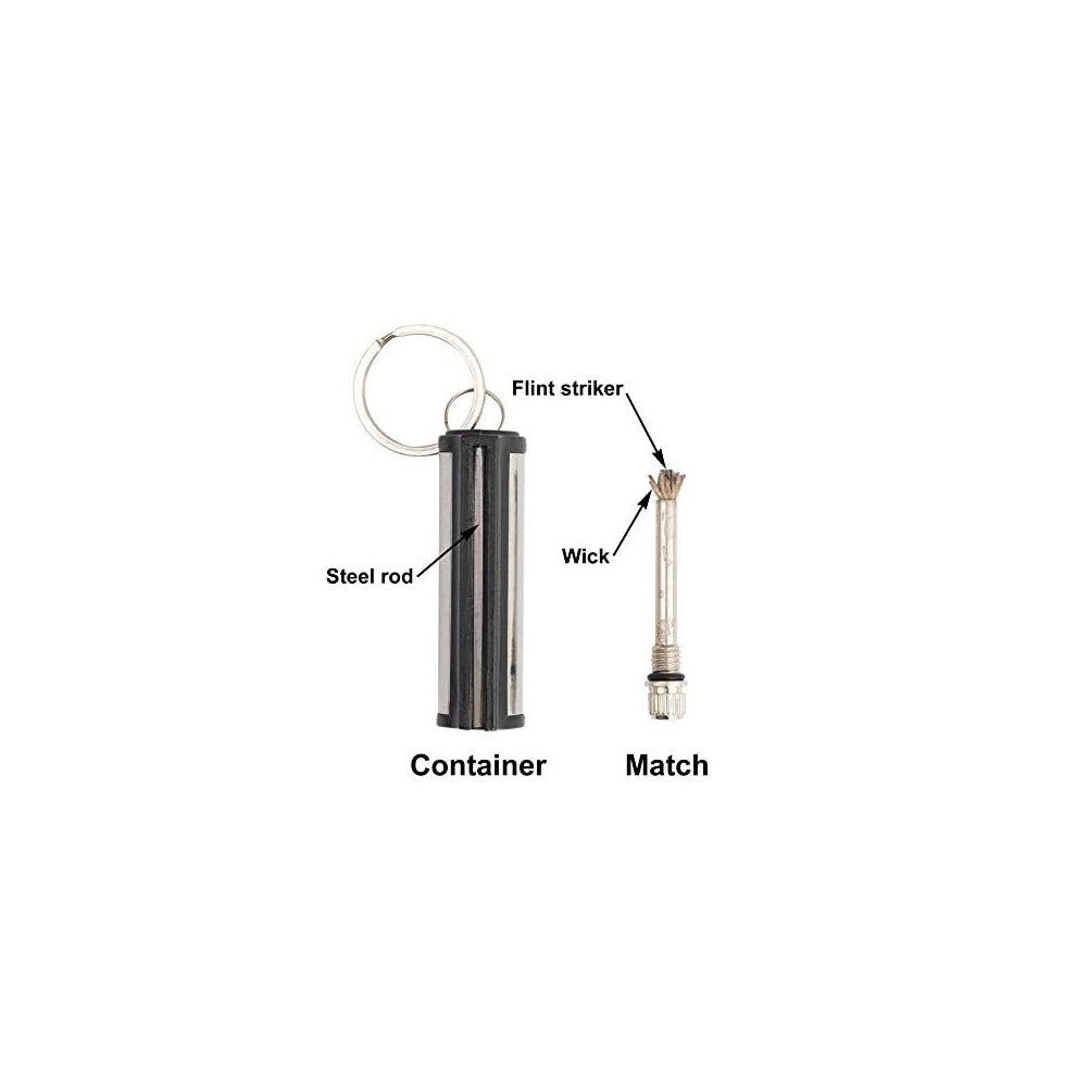 10~100x Emergency Survival Camping Hiking Fire Starter Flint