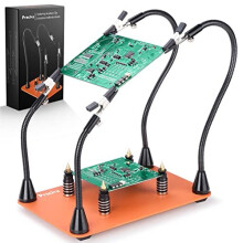 Magnetic Helping Hands Soldering, Preciva Welding Third Hand Tool, Flexible Solder Holder Soldering Auxiliary Clamp with Adjustable Soldering Cli