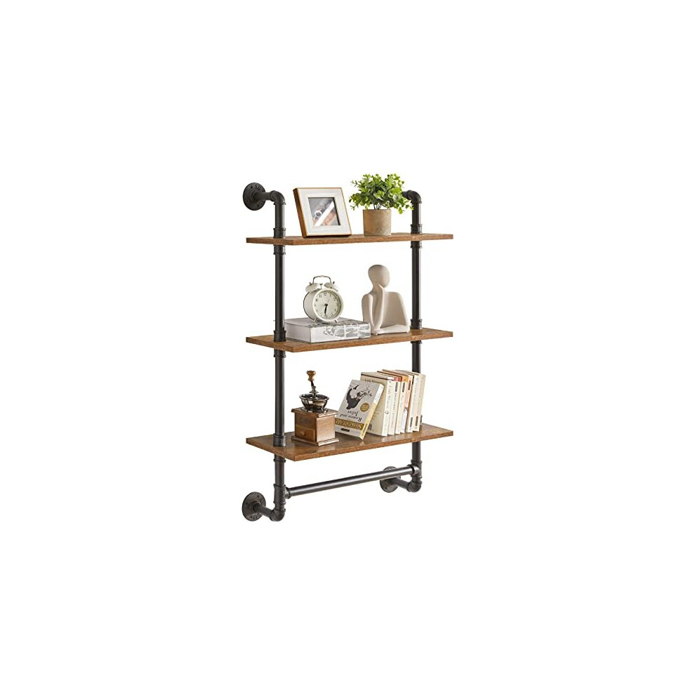 Photos - Other for Repair YMYNY 3-Tier Industrial Pipe Wall Mount Shelves, Rustic Storage Shelves, Floating Shelves, Wall Mount Bookshelf, Kitchen Spi