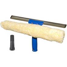 WinHux 2 in 1 Microfibre Washer and Squeegee for Extension/Telescopic Poles