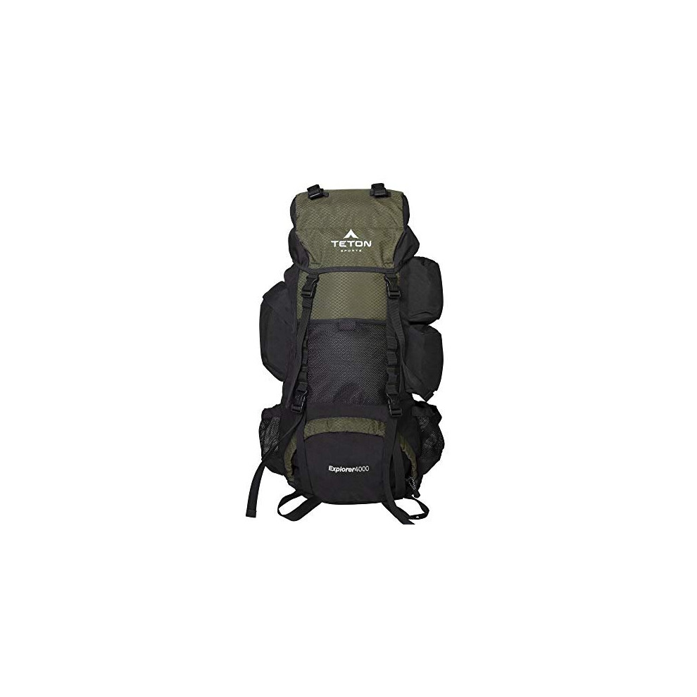 TETON Sports Unisex's Explorer 4000 Internal Frame Backpack-Metallic Silver