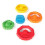 baby einstein Baby Einstein Stack & Teethe Πολυ-Υφασμάτινο Σετ 5 Τεμαχίων για Μωρά 3 Μηνών + 7