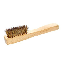 Suede Cleaning Brush - Brass Wired with a Wooden Handle and Is Ideal for Cleaning All Items of Suede.