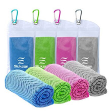 KUEN Cooling Towel (40"x12"), Ice Towel, Soft Breathable Chilly Towel, Microfiber Towel for Yoga, Sport, Running, Gym, Workout,Camping, Fitness,