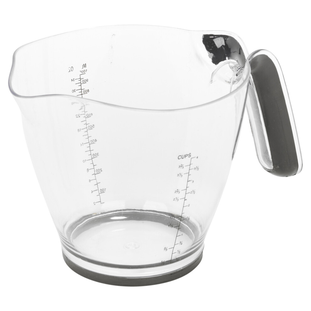 (2) 1, 2 Pcs 1L Clear Plastic Measuring Baking Cup Jug