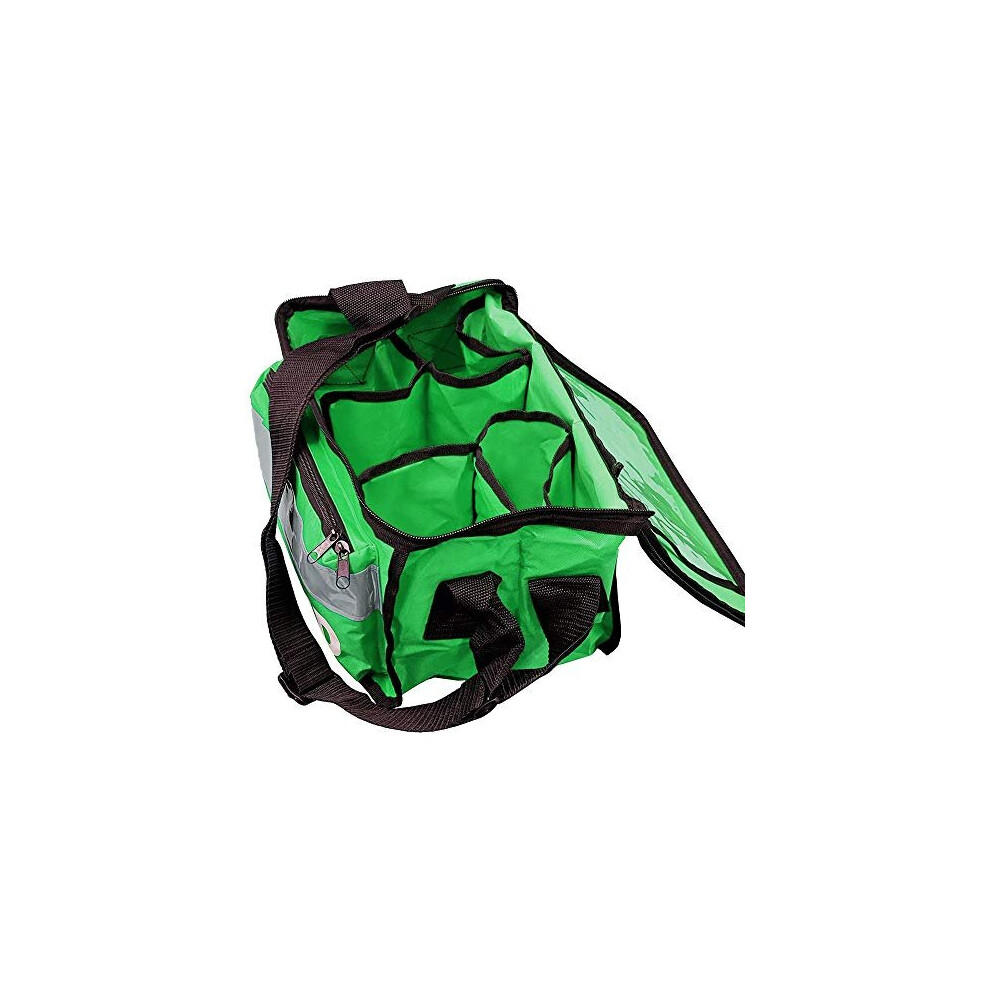 Jfa Medical Green Haversack Emergency First Aid Bag With Front Pocket - Empty
