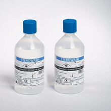 Saline Eye Wash Solution - 2 x 500ml Bottles