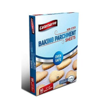 Baking Paper -50 Parchment Paper Sheets Oven-Safe Non-Stick Baking Parchment for Pastry and Cookies Pre-Cut Baking Sheets Separate Sheet Di