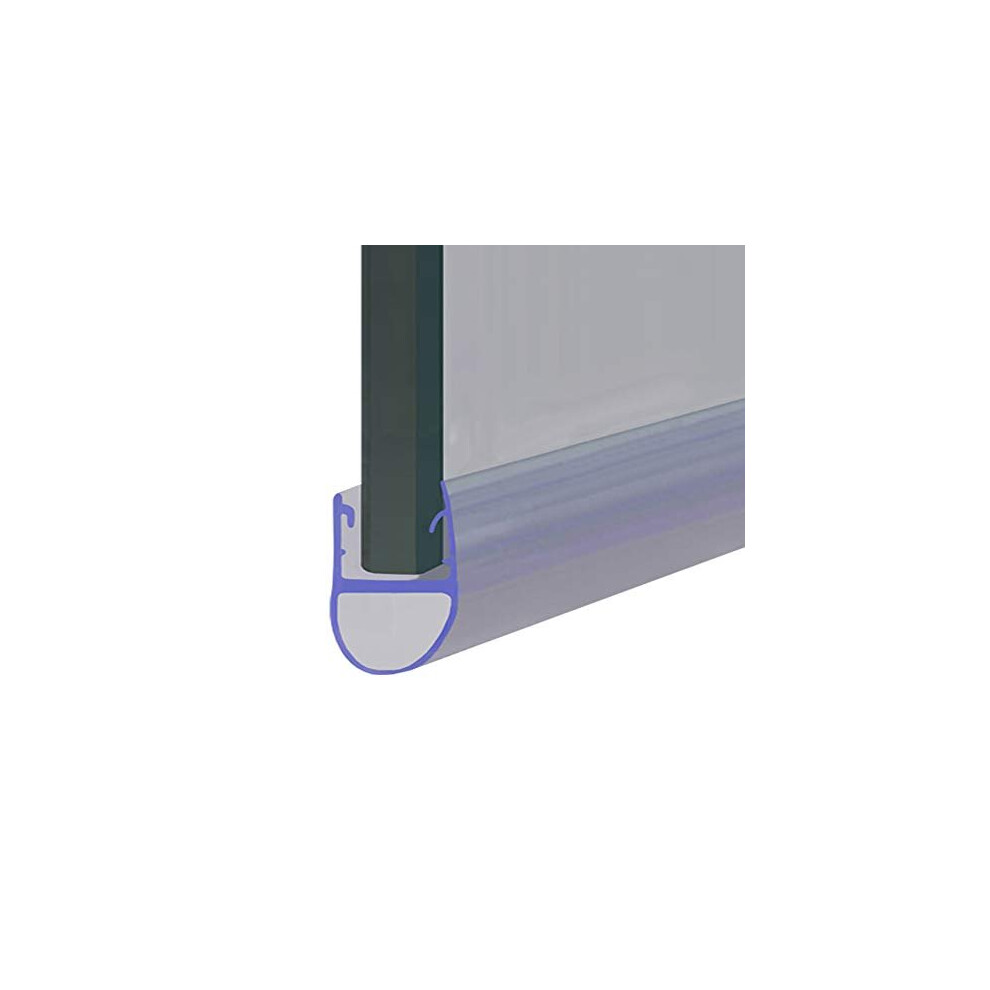 Shower Or Bath Screen Door Seal | Fits 4, 5 Or 6Mm Glass | Round Bubble Shape Seals Gaps Of Up To 7Mm | 80Cm, 90Cm, 140Cm, 2M Or 2.6M Long | Seal 5060906350062