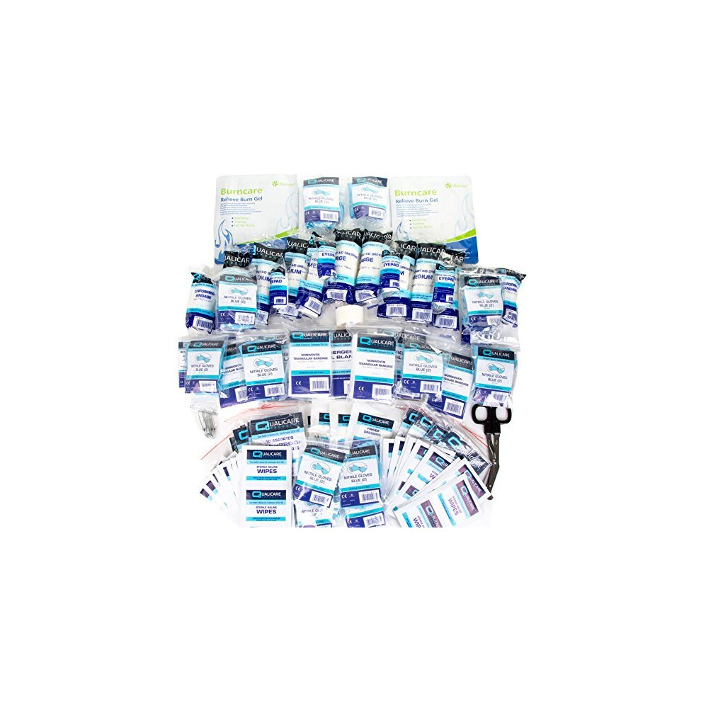 Premium 210pc First Aid Kit Refill Large BSI UK Approved