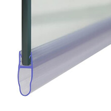 HNNHOME Bath Shower Screen Door Seal Strip For 4-6 mm Glass Up To 18mm Gap