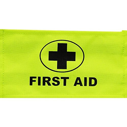 Steroplast Triple Pack Yellow First Aider Aid ID Identification Armband Badge Sleeve 2