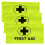 Steroplast Triple Pack Yellow First Aider Aid ID Identification Armband Badge Sleeve 1