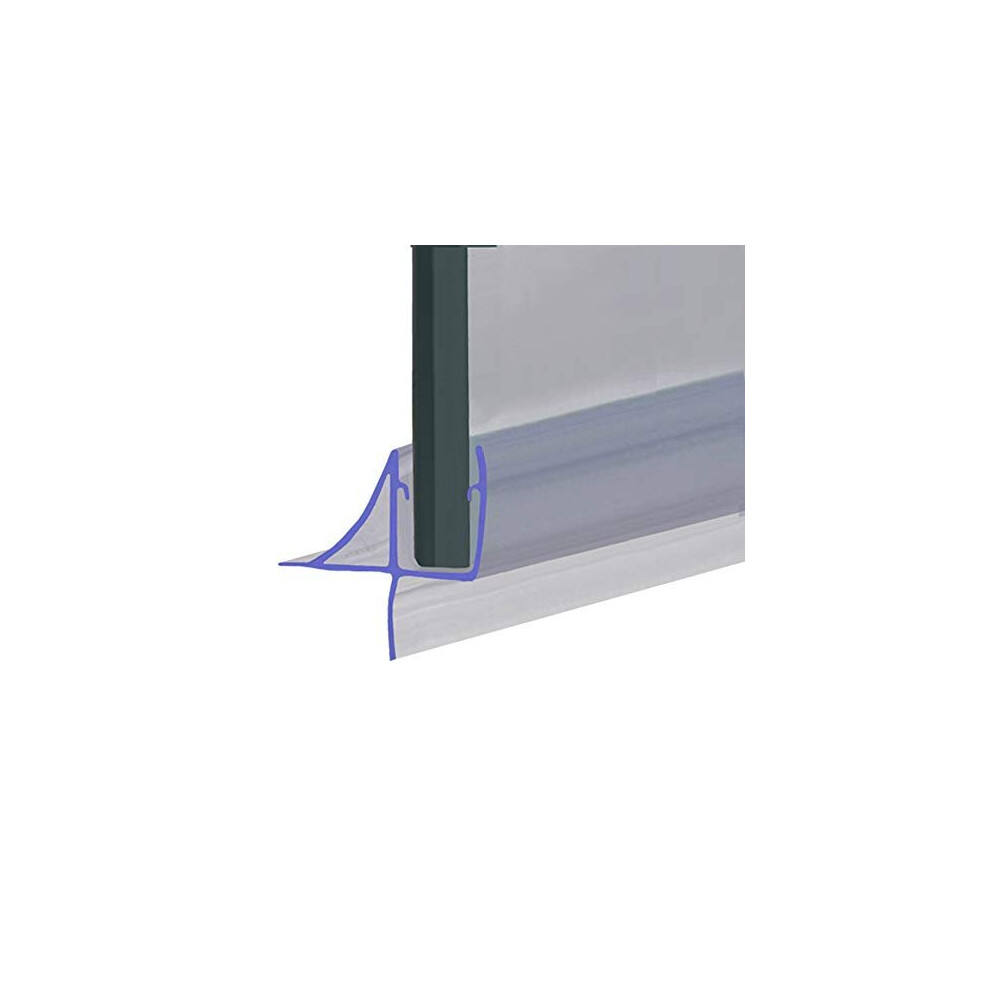 Shower Seal For Screens, Doors Or Panels | Seals Gaps Of Up To 16Mm | 80Cm, 90Cm, 140Cm Or 2M Long | Seal106 (200Cm) 5060734193350