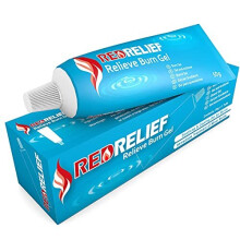 RedRelief Emergency Burn Gel 50g Tube- Soothing and Cooling Gel Dressing for Burns, Scalds and Sunburn