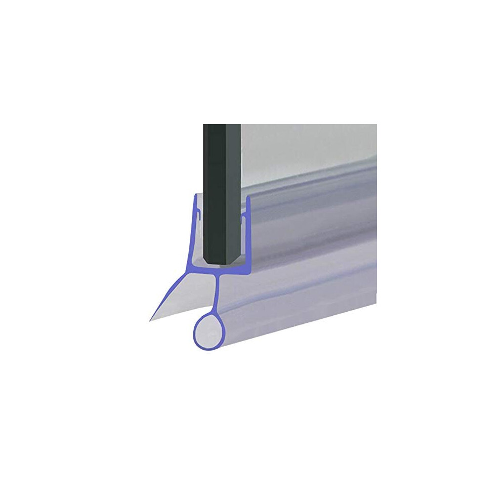 Shower Or Bath Screen Door Seal | Fits 4, 5 Or 6Mm Glass | Seals Gaps Of Up To 12Mm | 80Cm, 90Cm, 140Cm Or 2M Long | Seal002 (140Cm) 5060578502370