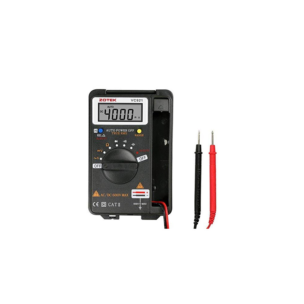 Digital Multimeter,Auto Ranging Pocket Multi Tester Battery Voltage Tester With Lcd Backlight Display; Ohmmeter/Voltmeter Tester Ac/Dc Voltage Re 715377664693