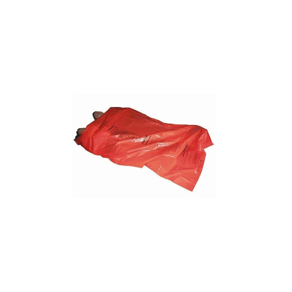 HIGHLANDER LARGE DOUBLE SURVIVAL BIVI BIVVY BAG ORANGE
