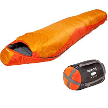 KeenFlex Mummy Sleeping Bag 3 Season Extra Warm & Lightweight Compact Waterproof Advanced Heat Control System  Ideal for Camping Backpacking Hik
