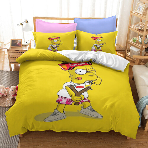 (Style 22, Double) The simpson Bedding Single Double King Duvet Cover