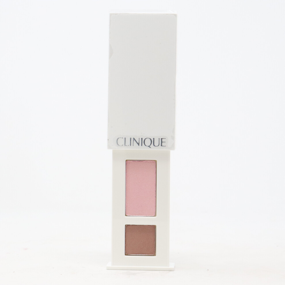 Clinique All About Shadow Duo Palette 14 Strawberry Fudge 0.06oz/1.7g New