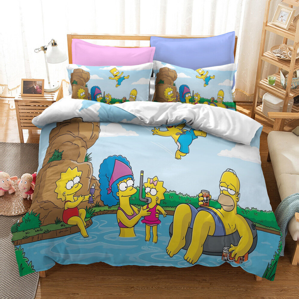 (Style 29, Double) The simpson Bedding Single Double King Duvet Cover