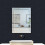 AICA Aica 500 x 700 mm Rectangular Bathroom Wall Mirror Bathroom Mirrors Bevelled Design Wall Mounted 1