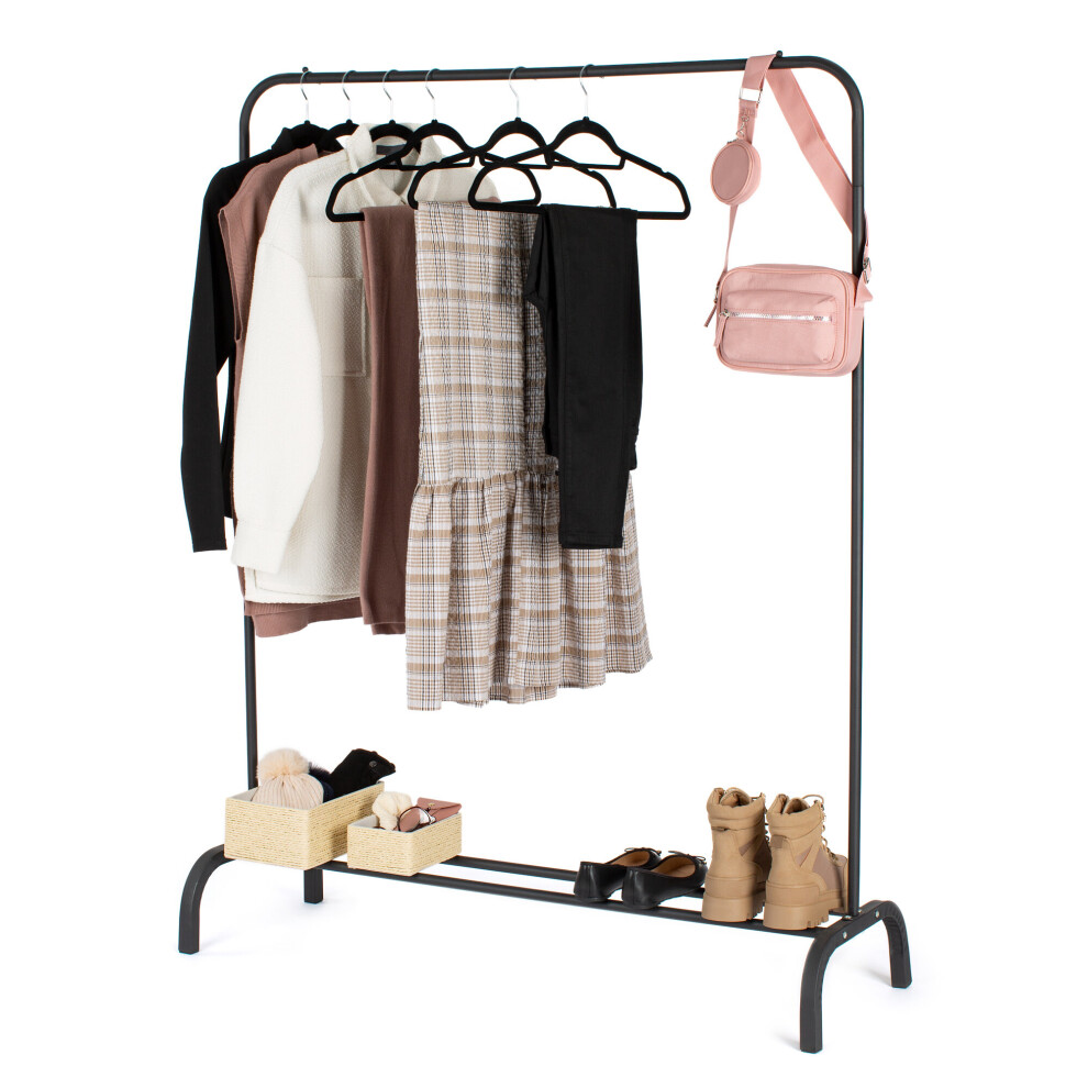 (BLACK ) LIVIVO Heavy Duty Clothes Rail Rack