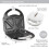 Quest Quest 750W 2 Slice Non Stick Sandwich Toastie Maker | White 3